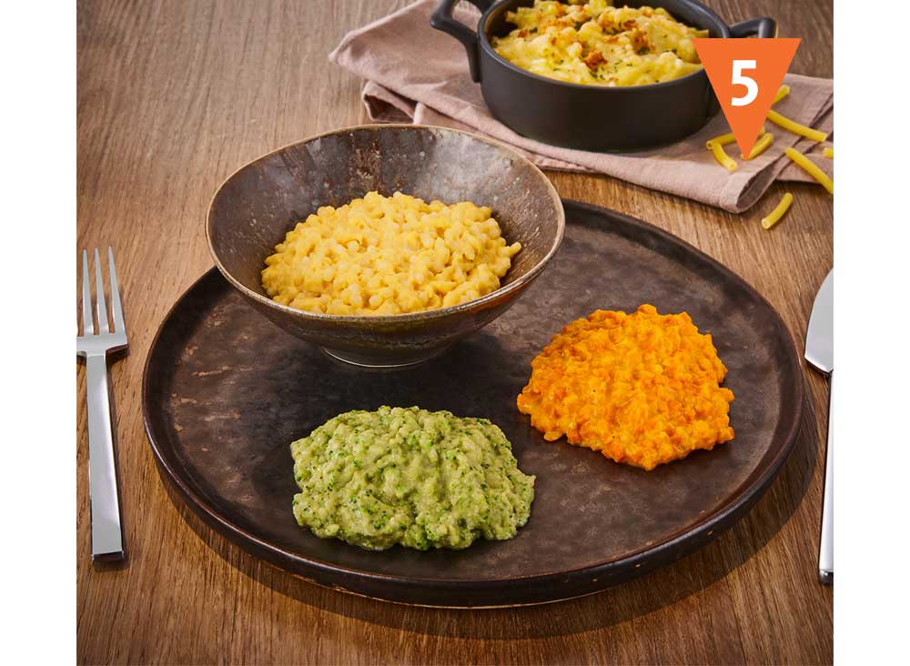 IDDSI Level 5 Zerkleinertes Essen