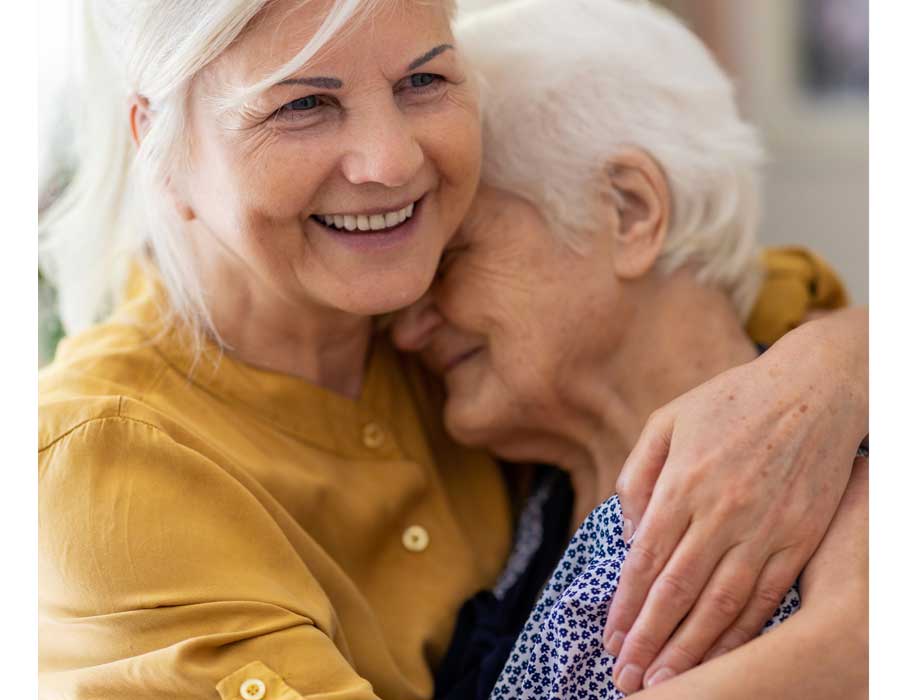 Umarmung bei Demenz