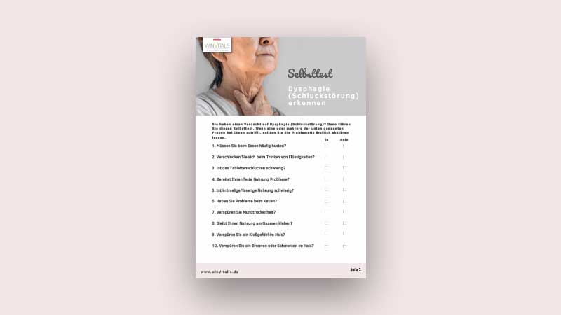 Checkliste Dysphagie